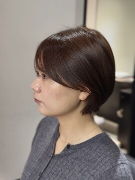 ワン バイ ジエクト(One by The Ect) 【似合わせショートボブ】ナチュラルブラウン