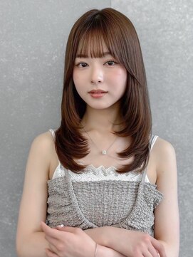 ロンドクレール 川崎(Lond clair) レイヤーカットで小顔印象!顔周りデザインがポイント/川崎38