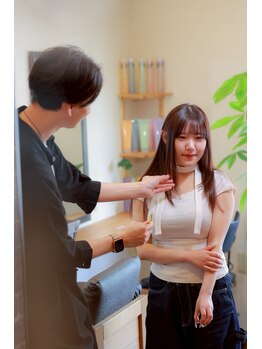 ベルリアン(Belle Lien)の写真/完全マンツーマン施術で一人のスタイリストが最後まで担当！周りを気にせず癒しの時間をお過ごしください♪
