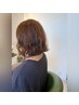 《柔らかなスタイルは》カット+ダメージレスパーマ +トリートメント ¥12,500
