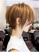 ショートボブ髪型30代40代50代前髪あり前髪無し面長丸顔【西村ss