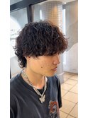 メンズカットメンズパーマフェザーパーマニュアンスパーマ