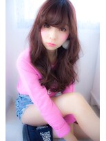 アンジュ ヘアー(Ange hair)&nbsp;アンジュヘアー金山　流し前髪のアンニュイカール♪