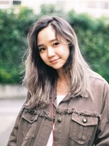 メロウ(MELLOW)&nbsp;【髪の赤みを消し去る】ブリーチハイライト×シアーブルーグレー