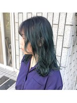 アルマヘアー(Alma hair by murasaki)&nbsp;グリーンのデザインカラー