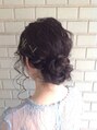 ブレス 大船店(BLESS)&nbsp;#おだんごアレンジ#ダウンスタイル #ゴールドピン #波ウェーブ