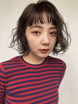 ナル(nalu.)&nbsp;ボブ / ミニボブ / ベージュ / オン眉 /ワイドバング