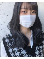 ヘアーブランド ジン フィール(HAIR BRAND Jin feel) ブルーブラック×韓国風ヘア【松山美容室】