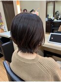 ショートボブ×外ハネ
