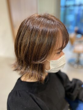 ウェイビィ 藤沢(WAVY) カットカラーハイライト【ＷAVY藤沢】