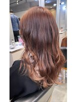 キャラ シャローネ 池袋(Chara Chalone)&nbsp;アルティストカラーでつくるピンクブロンド/セミロングスタイル