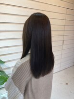 ラコスタ(LaCosTa)&nbsp;うるツヤ髪ナチュラル大人黒髪暗髪ロングヘア10代20代30代