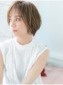 くせ毛風大人フェミニン小顔マッシュヘアf小山20代30代40代