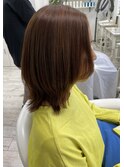 くびれ外ハネ×前髪なし[津田沼駅/髪質改善/ケアブリーチ/前髪]