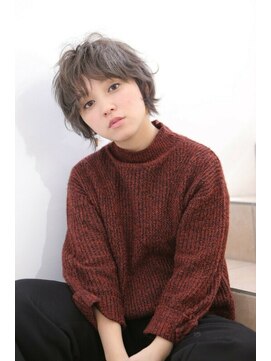 エムスラッシュ たまプラーザ(M.SLASH) ■大人ガーリー抜け感マッシュショートウルフたまプラーザ4-4★