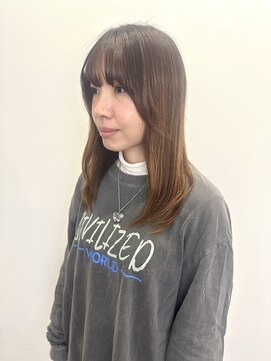 ゼンドットカラスマ(Zen.karasuma) 大人ハイライト×地毛風ストレート