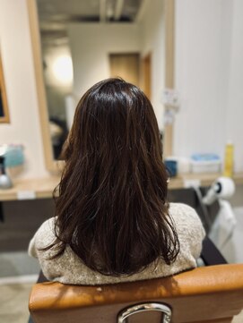 ヘアー アンド スパ パーム(hair and spa palm) ゆるパーマスタイル