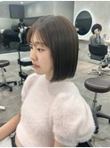 タッセルボブ/ベージュ系カラー/韓国/千葉駅【白井愛海】