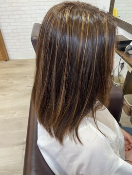 グリーン(Green) ハイライトでオシャレに!