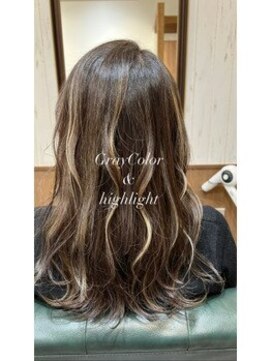 ヘアーズ ロッソ(hair's ROSSO) グレイカラー&ハイライト[30代40代50代]