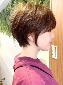 ネイロ 錦糸町(NeiRo) ●前下がりショートボブハンサムショートカットカラーパーマケア