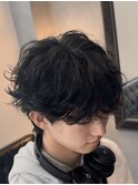 ツイストスパイラルパーマツイストパーマメンズマッシュパーマ