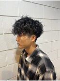 スペインカールメンズカット/スパイラルパーマ/ツイスト