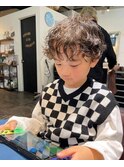 キッズ男の子似合わせパーマ