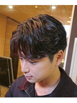 グロウ 天神店(growth)&nbsp;フェザーパーマ×ブラックピンパーマ