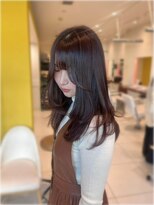 バサ 江古田店(BASSA)&nbsp;ピンクカラー/レイヤーカット/ミディアムレイヤー