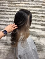 ビス ヘア アンド ビューティー 西新井店(Vis Hair＆Beauty)&nbsp;20代30代大人可愛いミルクティーベージュインナーカラー