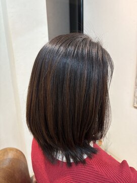 グランツ(hair salon Glanz) 自然な矯正で見せる大人のミディアムレイヤー