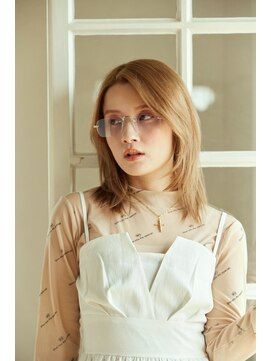 プティパ 水戸内原店(petit-pas) レイヤーカット×ハイトーン