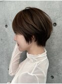 ●杉浦ミニウルフレイヤーカット顔周り前髪韓国ショートボブ10