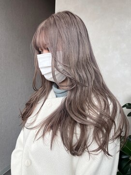 イルウィ(irwi) 【miku/ブリーチ】ミルクティーベージュ/ロングレイヤー/韓国