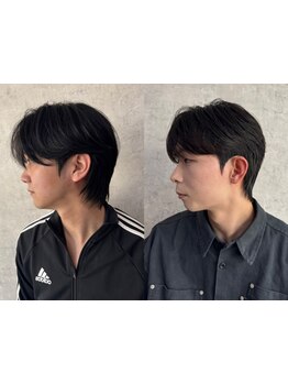 【丁寧な接客に定評あり◎口コミ高評価◎】カット+パーマ\10,000～/似合わせメンズカット\3,500～