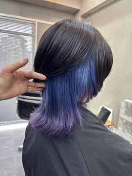 ファビ 渋谷(Fab) くびれヘア/暗めカラー/アプリコットオレンジ/縮毛矯正