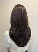 暗めカラー/グランマッシュ[レイヤーカット/髪質改善/銀座]