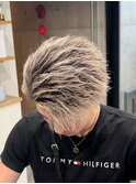ホワイトメッシュツイスパ
