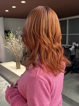 コエ(koe') ケアブリーチでつくるビビットオレンジ*