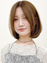 セイドット オモテサンドウ(Say. omotesando) Say.ひし形ボブ韓国ボブボブレイヤーオリーブグレーミディアム