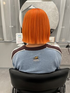 トッカ 天王寺ANNEX(tocca) 切りっぱなしボブ×推し活カラー