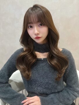 大人ガーリー/バタフライカット/ミディアムレイヤーカット/銀座