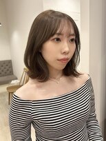 ラヴィズム 長岡店(LUVISM) 韓国/顔周りレイヤー/ダブルカラー/ベージュ/前髪新潟長岡宮関