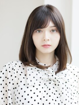 コレクティブワーク 表参道 渋谷(COLLECTIVE WORK) 【宮田茉悠】 ミディアム 髪質改善 ベージュカラー 透明感カラー