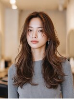 クレビアテン(CreBiA ten_)&nbsp;レイヤーカット/くびれ/透明感/ナチュラルブラウン