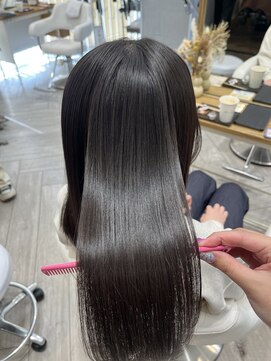 アヴァンス 広島本通店(AVANCE.) 着物ヘア/大人ガーリー/ダークアッシュ/似合わせカット