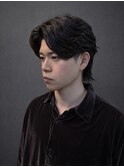 ニュアンスセンターパート/ニュアンスパーマ/フェザーパーマ
