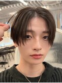 シースルーパートバング