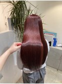 レッドカラー ブリーチカラー 推し活カラー バイカルテ